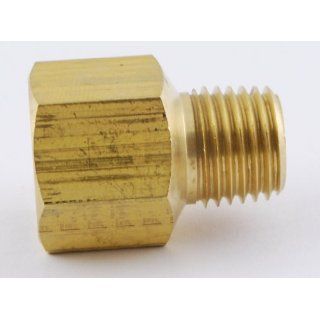 3/8" NPT Female to 1/4" NPT Male Brass Pipe Adaptor/Adapter Straight Reducer/Reducing Coupling Male to Female Pipe Fittings