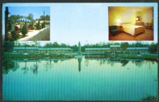 Lakeside Motel near Baltimore Maryland postcard 1961 Entertainment Collectibles