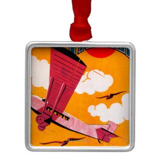 Farman Brothers Airlines F 170 Monoplane Poster Christmas Ornament