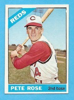 1966 Topps Pete Rose # 30 Cincinnati Reds NRMT (Near Mint) Beauty at 's Sports Collectibles Store