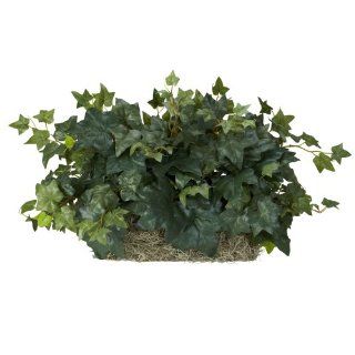 Nearly Natural 6707 Ivy Ledge Set on Foam Decorative Silk Plant, Green   Artificial Plants