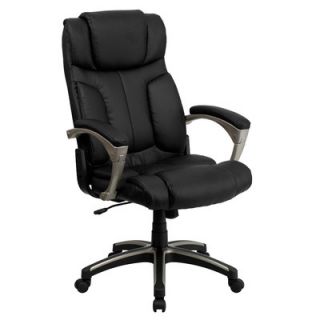 FlashFurniture High Back Leather Folding Executive Office Chair with Arms BT 