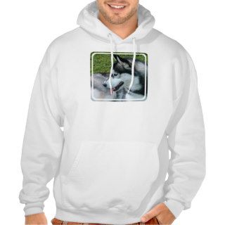 Husky Profile  Hooded Sweatshirt