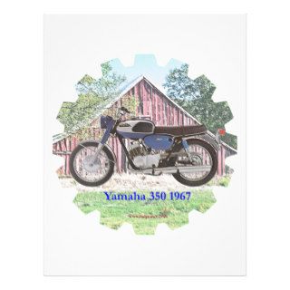 1967 Classic Motorcycle Yamaha Letterhead