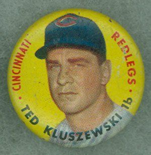 1956 Topps Pins 27 Ted Kluszewski Reds Near Mint at 's Sports Collectibles Store