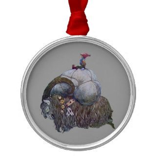 The Yule Goat Christmas Ornaments