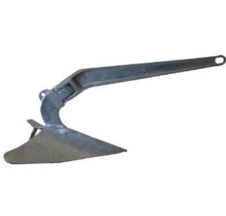 Galvanized Steel Plow Boat Anchor  Cqr  Sports & Outdoors