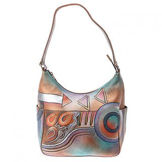 Anuschka Hobo with Side Pockets  Women's   Abstract Classic