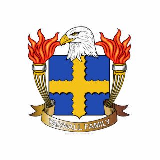 Yarnall Family Crest Cut Outs
