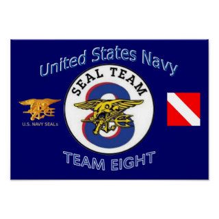 U.S. Navy SEAL Team 8 Poster