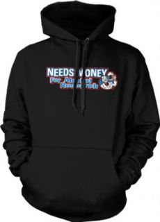 Needs Money For Alcohol Research Mens Sweatshirt, Funny Trendy Drinking Pullover Hoodie Clothing