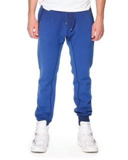 Mens Colorblocked Sweatpants, Blue   Dsquared2   Blue (XX LARGE)