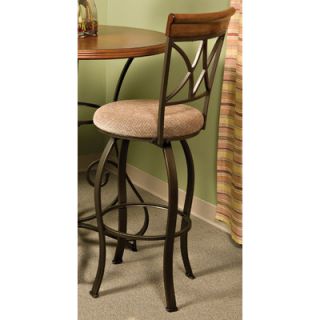 Powell Pewter 29 Swivel Bar Stool with Cushion 697 481