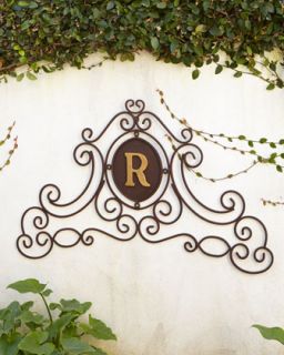 Monogram Scroll Wall Grille