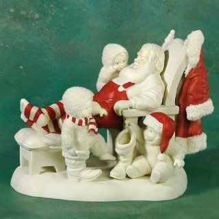 Department 56 Snowbabies Guest Collection "Santa Needs Time Out Too" Figurine   Holiday Figurines