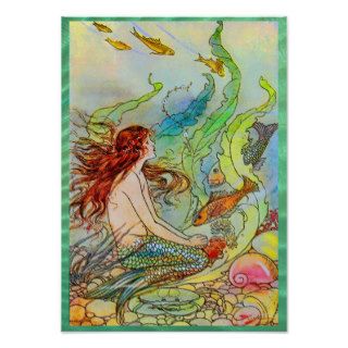 Mermaid by Elenore Abbott Print