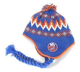 New York Islanders Tassel Beanie Hat with Ball Top  Sports Fan Beanies  Sports & Outdoors