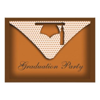 Graduation Cap Party Invitation
