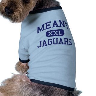 Meany Jaguars Middle Seattle Washington Doggie T shirt