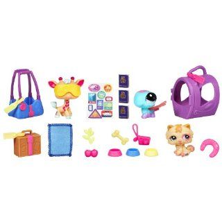 Littlest Pet Shop Themed Play Pack   World Traveling Pets Toys & Games