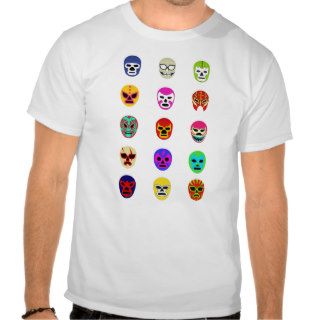 Lucha Libre Mask Mexican Wrestling Tee