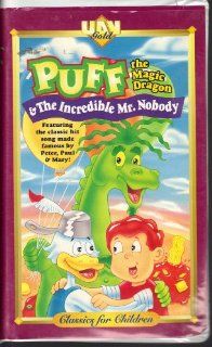 Puff & Incredible Mr. Nobody/Land of Living Lies [VHS] Puff the Magic Dragon Movies & TV