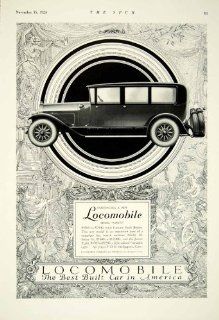 1925 Ad Locomobile Model Ninety 4 Door Car Coach Art Nouveau Roman Classicism   Original Print Ad  