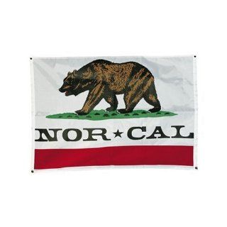 Nor Cal White Mens Republic Flag  Nor Cal Poster  Sports & Outdoors