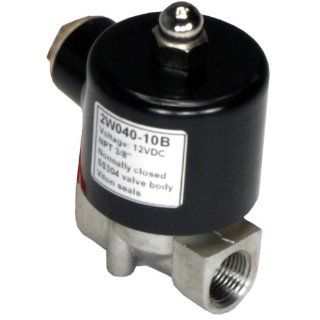 110v AC 16mm Normally Closed 3/8" NPT Stainless Steel Viton 2 Way Solenoid Valve Industrial Solenoid Valves