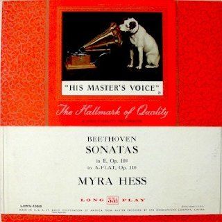 Beethoven Piano Sonatas Nos. 30 & 31 Myra Hess, Pianist Beethoven, Myra Hess Music
