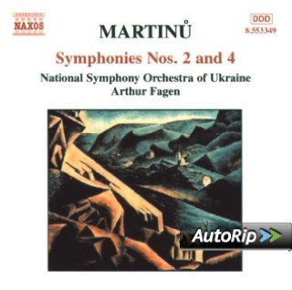 Martinu Symphonies Nos. 2 and 4 Music