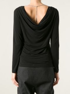 Michael Michael Kors Draped Back Top   Genevieve