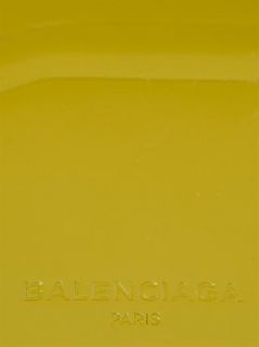 Grid embossed leather card holder  Balenciaga  IO