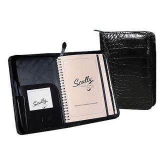 Scully Leather Zip Weekly Planner