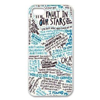 Funny The Fault In Our Stars John Green Quote iPhone 5,5S Hard Plastic Phone Case Cell Phones & Accessories