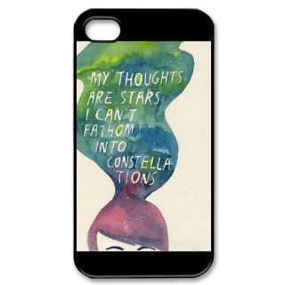 Funny Okay The Fault in Our Stars Quotes Iphone 4/4S Case Hard Back Case for Iphone 4/4S Cell Phones & Accessories