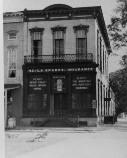 early 1900s photo Old Eastern Bank, Eufaula, Alabama Caption on item On the d9  
