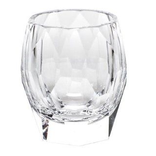 Moser Cubism Double Old Fashioned Clear Old Fashioned Glasses Kitchen & Dining