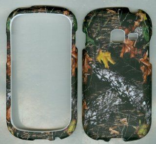 Samsung Galaxy Discover S730g / Galaxy Centura S738c S730m S740 (Cricket Straighttalk/net 10/tracfone) Prepaid Android Smartphone Design Snap on Faceplate Hard Case Protector Cover Camo Leaf Cell Phones & Accessories