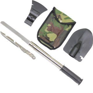 100% Survivability Kit   Versatile Saw, Spear, Hatchet, Shovel  Camping Shovels  Sports & Outdoors