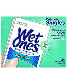 Wet Ones Sensitive Skin 24 Count Singles Health & Personal Care