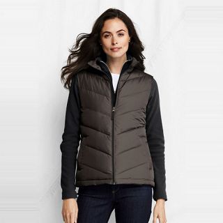 Lands End Brown womens down gilet