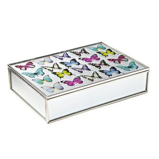 Butterfly Home by Matthew Williamson Silver large butterflies jewellery box