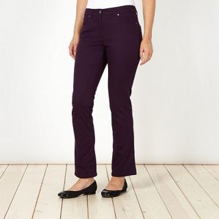The Collection Dark purple slim fit jeans