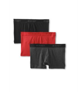 2(X)IST 3 Pack ESSENTIAL No Show Trunk Black/Charcoal/Red