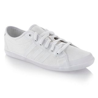adidas Adidas White canvas Neo trainers
