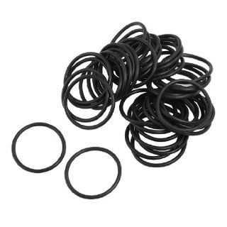 50 Pcs 33mm Outside Dia 2.5mm Thick Nitrile Rubber Sealing O Ring Gasket Washer