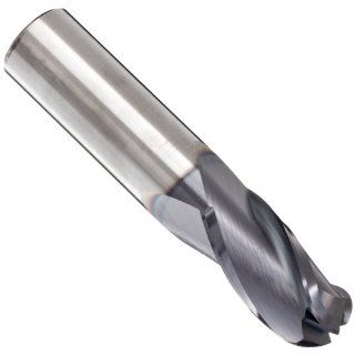 Melin Tool CCRFP M Cobalt Steel Square Nose End Mill, TiCN Monolayer Finish, 30 Deg Helix, 5 Flutes, 4.2500" Overall Length, 1" Cutting Diameter, 0.75" Shank Diameter