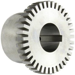 Lovejoy 05502 Size 1080 Grid Coupling Hub, Inch, 2.25" Bore, 7.13" Overall Coupling Length, 18150 in lbs Max Torque, 0.5" x 0.25" Keyway