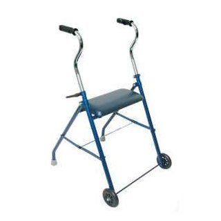 Steel Walker With Wheels And Seat Overall Width 26" Health & Personal Care